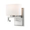 Z-Lite Privet 1 Light Vanity, Brushed Nickel & Matte Opal 335-1S-BN-LED - alternate 1